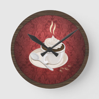 Rund kaffeklocke Kopp Klocka
