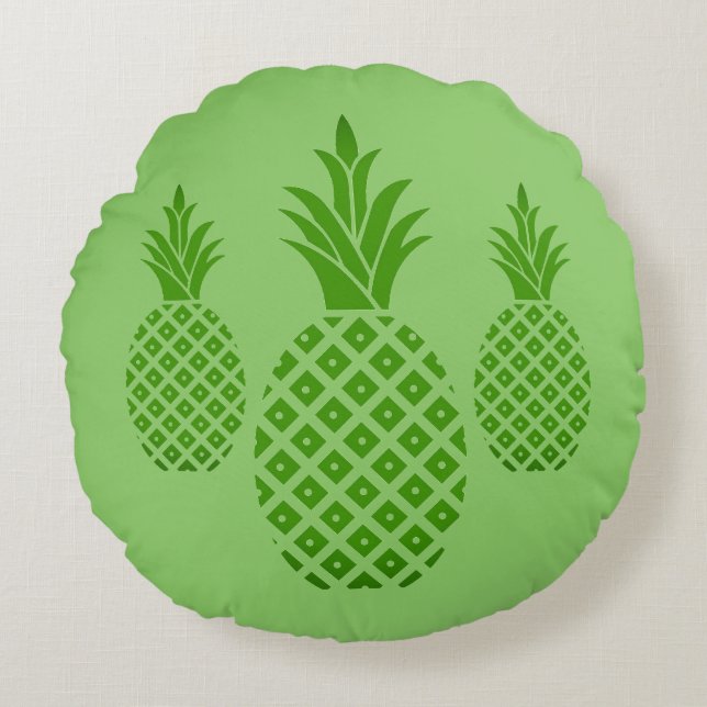 Rund kastkudde-Pineapple Kudde (Framsidan)