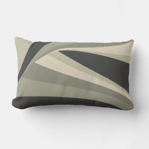 Rund klocka för contemporary lumbarkudde