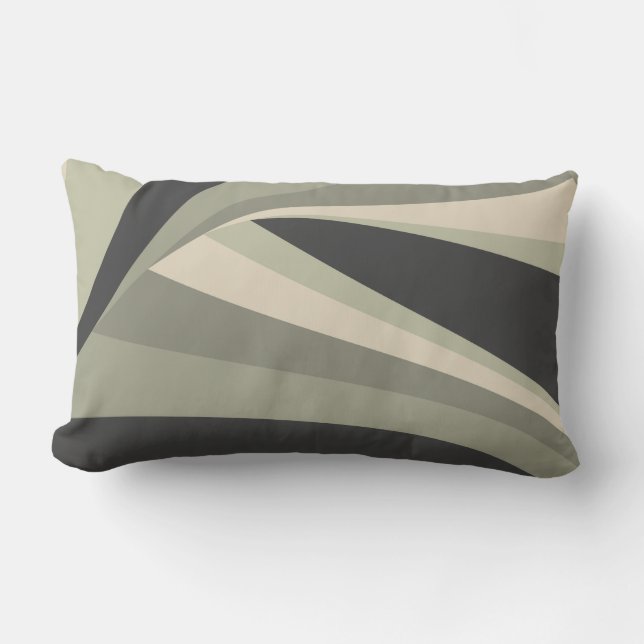 Rund klocka för contemporary lumbarkudde (Framsida)