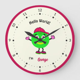 Rund klump stor klocka