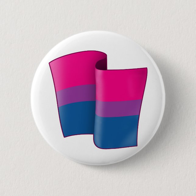 Rund knapp för Pridet Flies Bi Bi (Framsida)