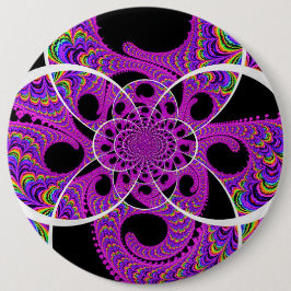 Rund knapp, kolossal, 6 tum knapp