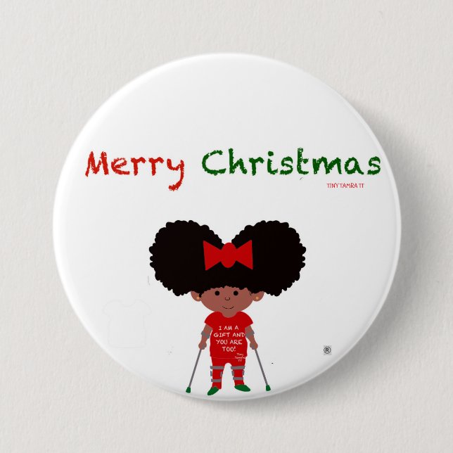 Rund knapp, stor, 3 tum knapp (Framsida)