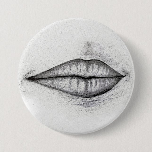 Rund knapp, stor, 3 tum knapp (Framsida)