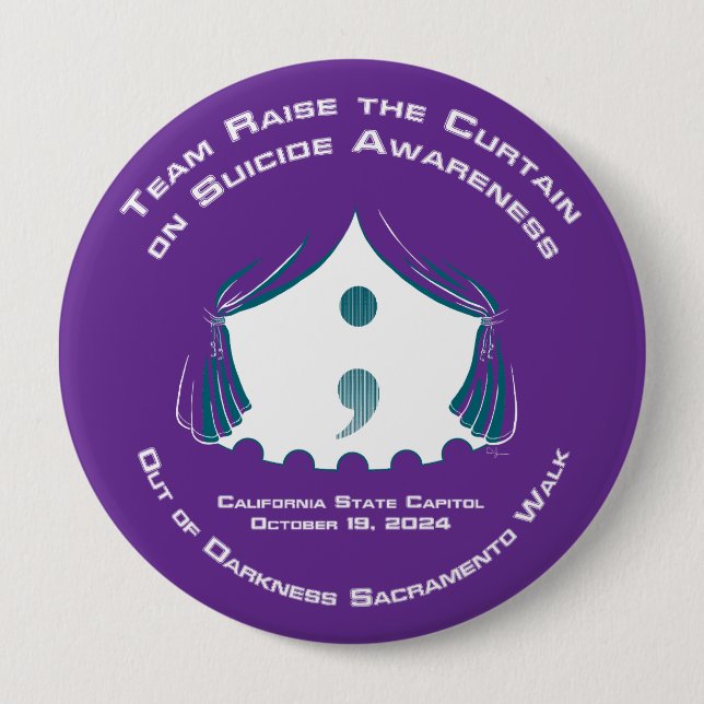 Rund knapp, stor, 4 tum knapp (Framsida)