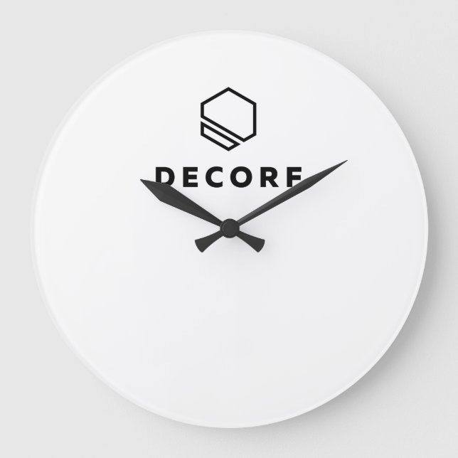 Rund låsning för akryl (stor) stor klocka (Framsida)