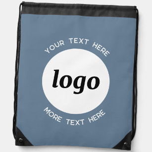 Rund Logotyp Text - Befordra Business Blue Grått Gympapåse