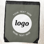 Rund Logotyp Text Promoting Business Sage Grönt Gympapåse<br><div class="desc">Lägg till din egen logotyp och ditt eget textval till den här designen. Ta bort den övre eller nedre texten om du vill. Minimalistisk och professionell. Underbar för en marknadsföringsprodukt för dina kunder och kunder. Logotypen kommer att beskäras till en vit cirkel. För andra versioner,  se samlingen.</div>