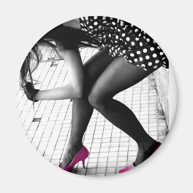 Rund magnet - anpassad (Framsidan)