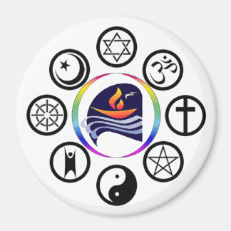 Rund magnet för PUC-Logotyp