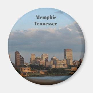 Rund, magnet, Memphis, Tennessee. Magnet