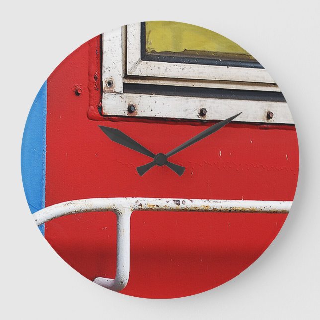 Rund (medel) väggklocka (Framsida)