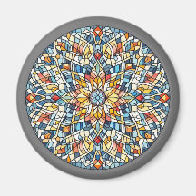 Rund mosaik