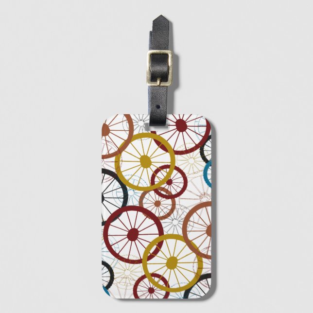 Rund och runda bagagebricka (Framsida vertikal)