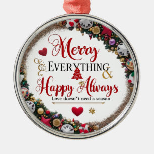 Rund Ornament – Lyxig Juldekoration