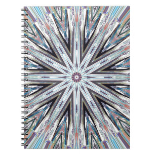 Rund pastellal Mandala Anteckningsbok