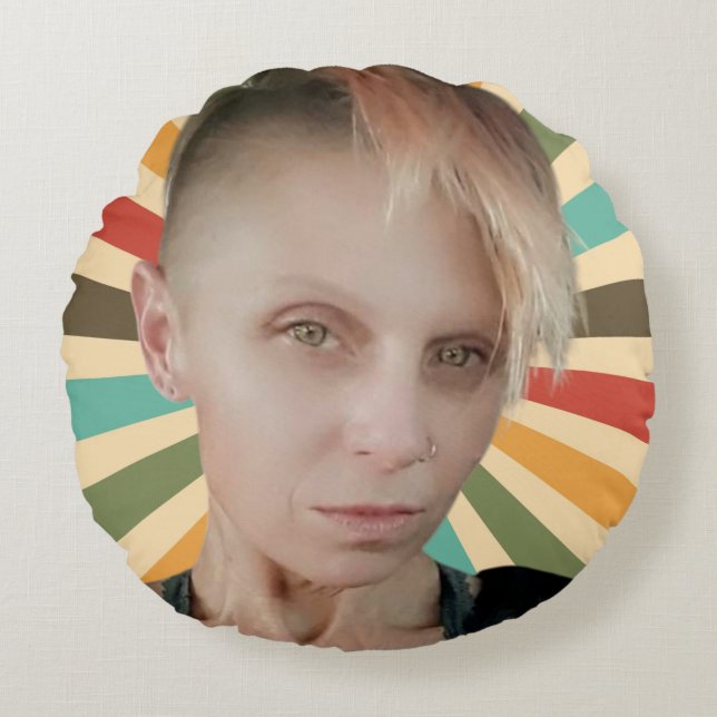 Rund Pillow broar Kudde (Framsidan)