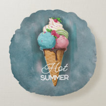 Rund Pillow Ice Cream
