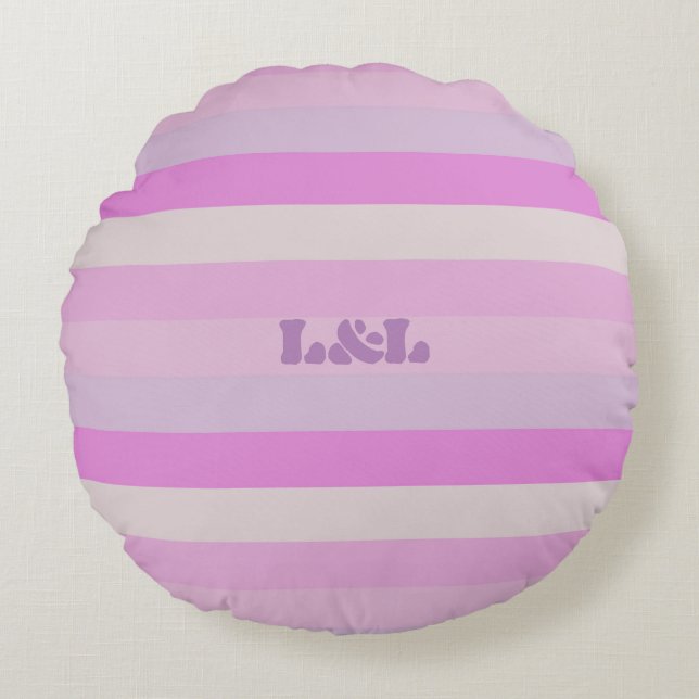 Rund Pillow klass A-bomull Kudde (Framsidan)