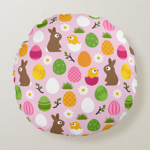 Rund Pillow påsk Kudde