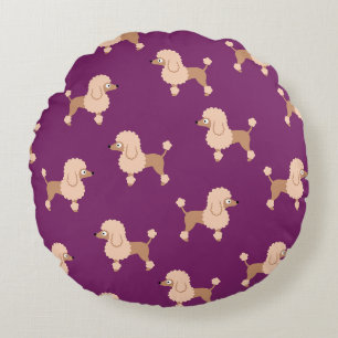 Rund Pillow pudel Kudde