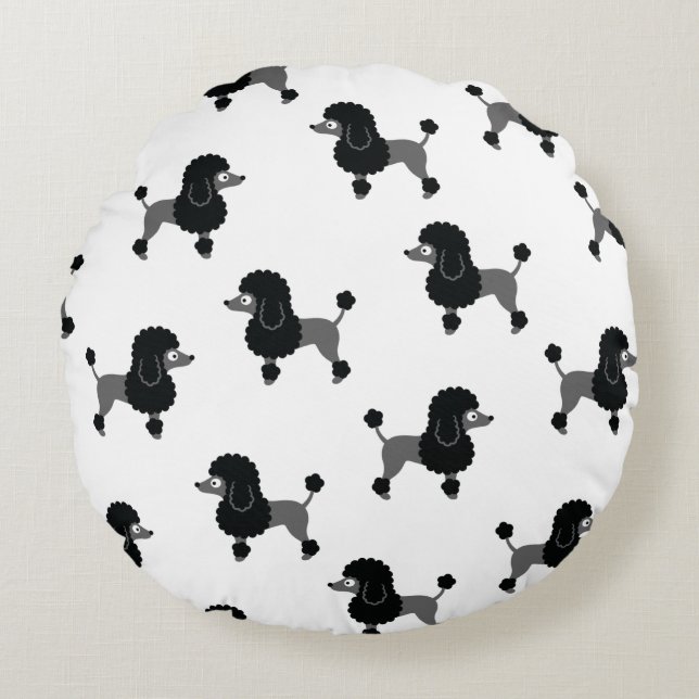 Rund Pillow pudel Kudde (Framsidan)