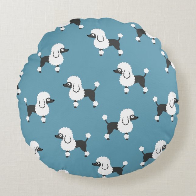 Rund Pillow pudel Kudde (Framsidan)