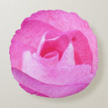 Rund Pillow rosa ros