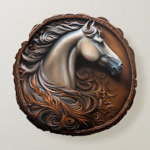 Rund plusfyllning med Westerna Stil-häst