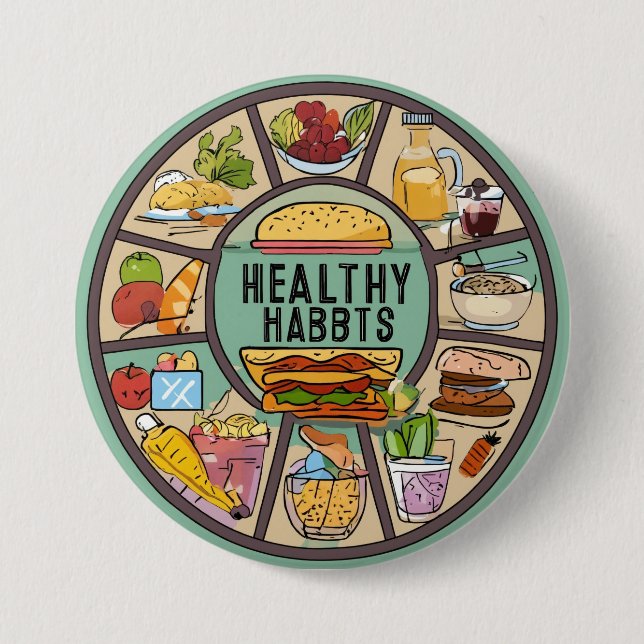 "Rund radians: Embracing Healthy Habits" Knapp (Framsida)