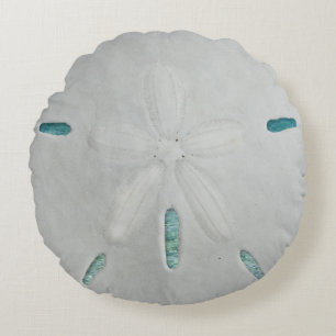 Rund sanddollar strandkudde kudde