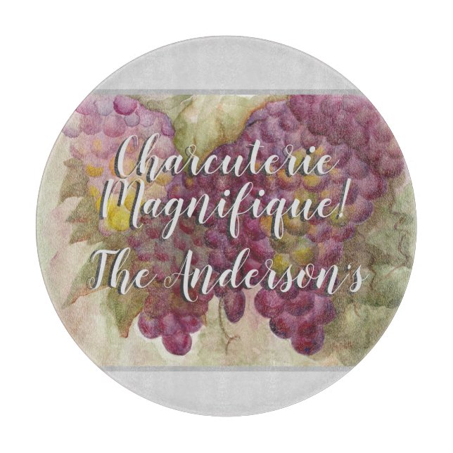 Rund skärbräda Charcuterie Magnifique (Framsidan)