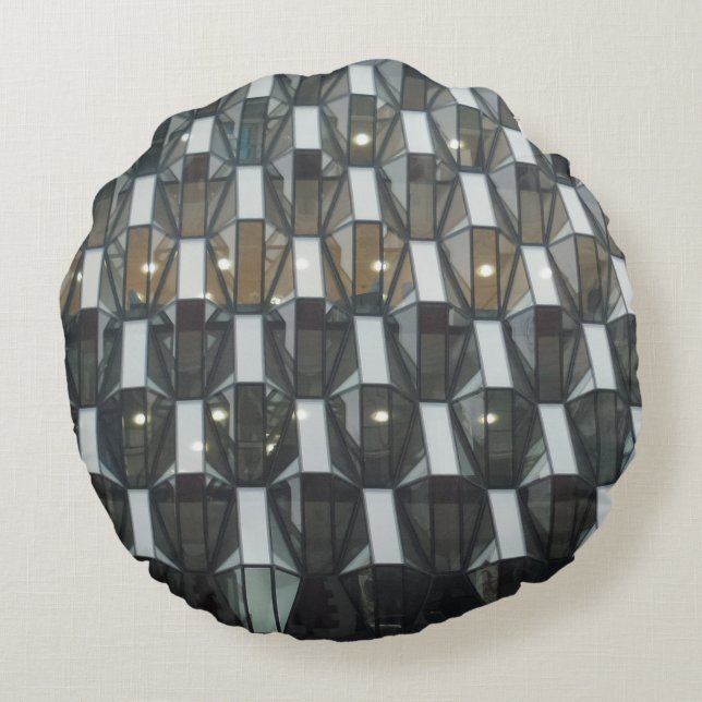 Rund strukturlinje kudde (Baksidan)