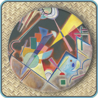 RUND UNDERLÄGG - "Tiefes Braun" - Kandinsky