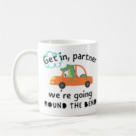 Runda av kurvmentet kaffemugg