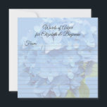 Runda blå Hydrangea Blank Advice Bröllopskort Rådkort<br><div class="desc">Ord av rådgivningskort för nylingarna. Blanka blå vattenpassé runda eller fyrkantiga kort med anpassningsbarnas ordalydelse överst. Linjer tillhandahålls för gäster som lämnar roligt ord om råd till paret. Välj runda eller fyrkantiga kort - kom med vita kuvert.</div>