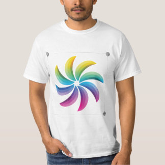 Runda blommor dzine tshirt t shirt