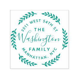 Runda Botaniska utandningsfamiljen Namn Returadres Självfärgande Stämpel