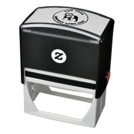 Runda Business Logotyp Professionell Tradesman Självfärgande Stämpel