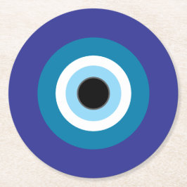 Runda Evil Öga Underlägg uppsättning 6