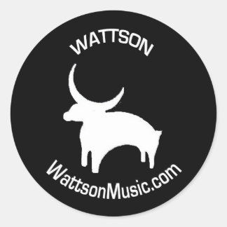 Runda fästpunkter - Anpassad Runt Klistermärke