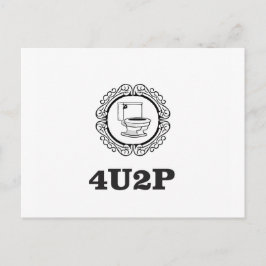 runda för att dig ska kissa vykort