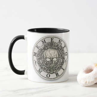 Runda för MementoMori Carpe Diem silver Mugg