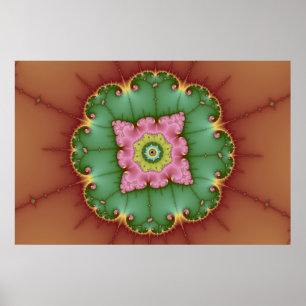 Runda - Fractalaffisch Poster