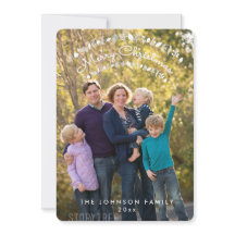 Runda God jul-familjfoto