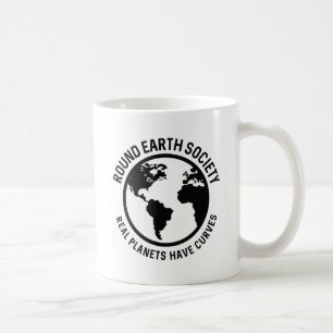 Runda jordsamhället kaffemugg
