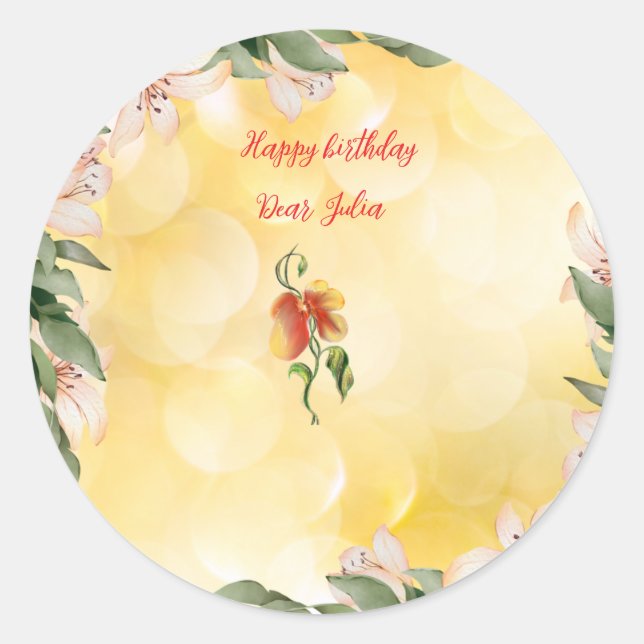 Runda klistermärken (Framsida)