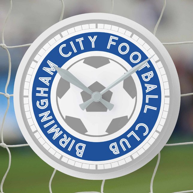 Runda klocka för fotboll Fläkt eller fotboll (Skapare uppladdad)