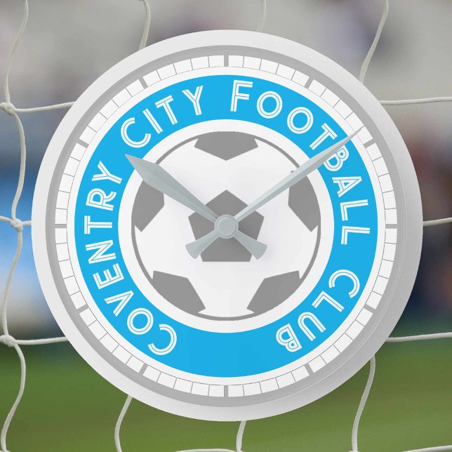 Runda klocka för fotboll Fläkt eller fotboll (Skapare uppladdad)